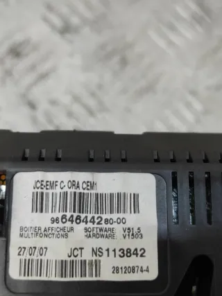 9664644280 Дисплей Peugeot 308 1 Арт 67980, вид 6