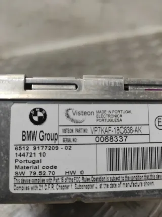 VP7KAF18C838AK Магнитола BMW 1 E81/E82/E87/E88 Арт 68618, вид 7