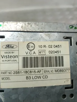 2S6118C815AF Магнитола Ford Fusion 1 Арт 68975, вид 6