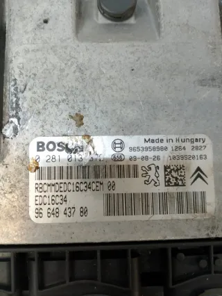 9664843780 Блок управления двигателем Citroen C3 Picasso Арт 69101, вид 5