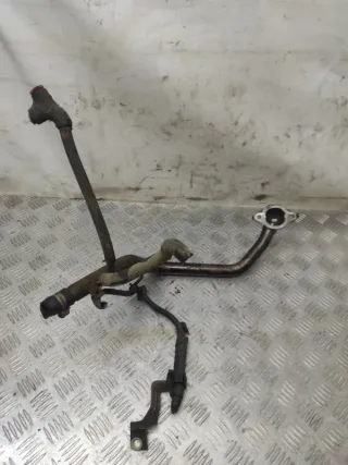  Фланец (тройник) системы охлаждения Nissan Almera N16 Арт 73686, вид 6