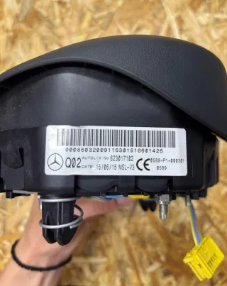 A0008603200 Подушка безопасности водителя Mercedes ML/GLE W166 Арт 94661430, вид 3