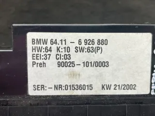 6926880 Блок управления печки / климат-контроля BMW X5 E53 Арт E5346-98, вид 9