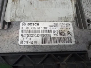 0281015847 Блок управления двигателем Peugeot 207 1.6л HDi Арт 1100795, вид 4
