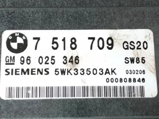 7518709, 96025346, 5WK33503AK Блок управления АКПП BMW 3 E46 Арт 420781, вид 2