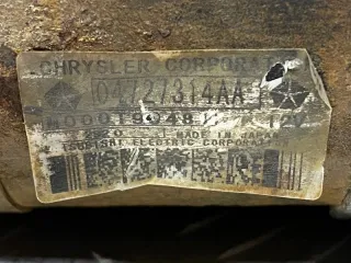 04727314AA Стартер Chrysler Voyager 4 Арт 214957, вид 5