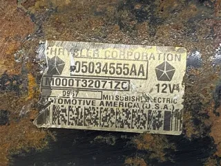 05034555AA Стартер Chrysler Sebring 3 Арт 214966, вид 5