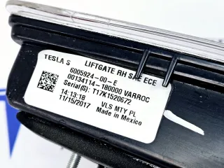 1006006-00,6005924-00 Фонарь крышки багажника правый Tesla model S Арт 27650_2, вид 5