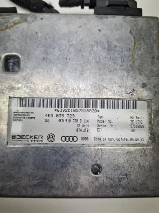 4E0035729, 4F0910730D Блок мультимедиа Audi A6 C6 (S6,RS6) Арт 14980, вид 4
