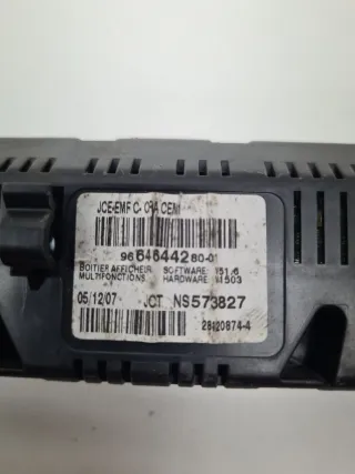 9664644280,NS573827 Дисплей Peugeot 207 Арт 17144, вид 5