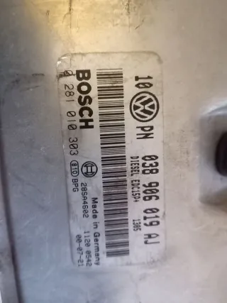 038906019AJ Блок управления двигателем Volkswagen Passat B5 Арт 94811206, вид 3