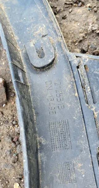 5177340180808 Накладка (молдинг) заднего левого крыла BMW X3 E83 Арт 94815223, вид 4