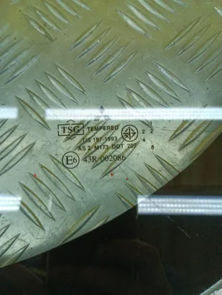 MN117503, 43R002086 Стекло кузовное боковое левое Mitsubishi L200 4 Арт 215247, вид 3
