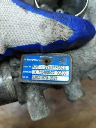 9812386080 Турбина Peugeot Boxer 3 2.0л Арт 96453, вид 3