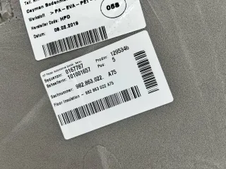 982863022,982863022A75 Ковер багажника Porsche Cayman 718 Арт 1334172000, вид 3