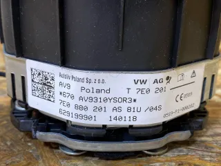 7E0880201AS Подушка безопасности водителя Volkswagen Transporter T6 Арт 39369295, вид 9