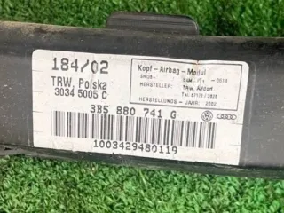 3B5880741G Подушка безопасности боковая (шторка) левая Volkswagen Passat B5 Арт 169581, вид 4