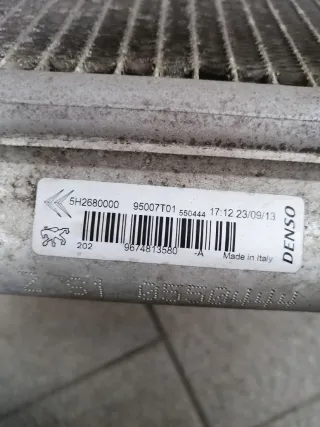 9674813580 Радиатор кондиционера  Peugeot 207 Арт 94902700, вид 3
