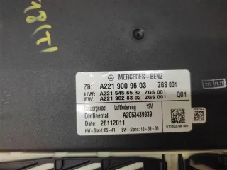 A2219009603 Блок управления пневмоподвеской Mercedes S W221 Арт 84947, вид 2