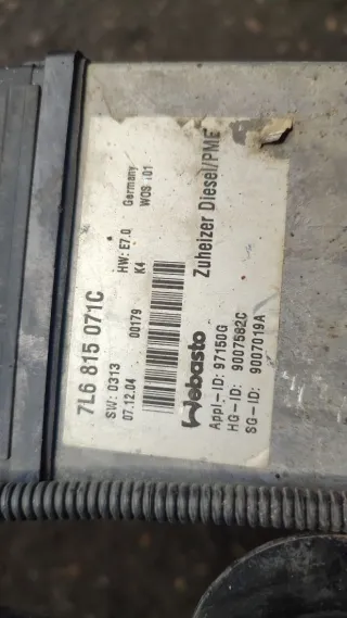 7L6815071C Автономный отопитель (Webasto) Volkswagen Touareg 1 Арт 94940316, вид 3