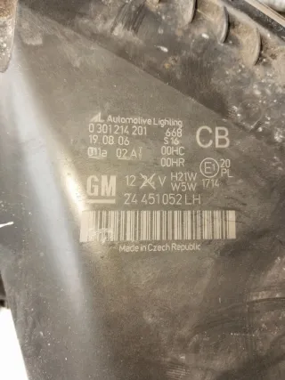 0301214201668 Фара передняя левая Opel Zafira B Арт 94953189, вид 3
