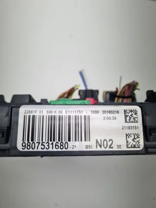 9807531680, 22661F Блок BSI Peugeot 208 Арт 17731, вид 5