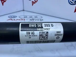 8W0501203D Полуось задняя (приводной вал, ШРУС) Audi A4 B9 Арт 94980220, вид 8