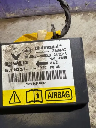 8201163278 Блок AirBag Dacia Logan 1 Арт 94985284, вид 2