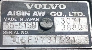 5551SN Коробка передач автоматическая (АКПП) Volvo S60 1 Арт K2504097min, вид 6