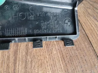 51477145908 Заглушка (решетка) в бампер задний BMW X5 E70 Арт 495725785, вид 2