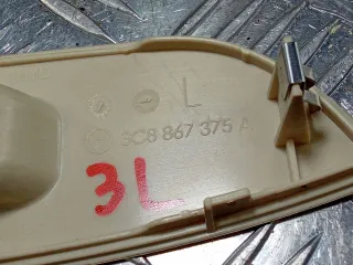 3C8867375A Молдинг (накладка) двери задней левой Volkswagen Passat CC Арт 95726525, вид 7