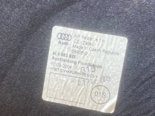 4L0863825 Шумоизоляция капота Audi Q7 4L Арт 39369630, вид 11