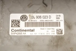 03L906023D,5WP42895AA Блок управления двигателем Volkswagen Polo 6 Арт 3901-24276851, вид 1