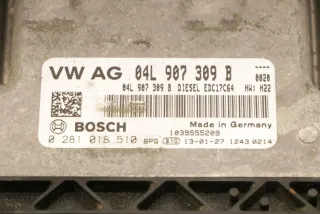 04L907309B,0281018510 Блок управления двигателем Volkswagen Golf 7 Арт 3901-89023215, вид 1