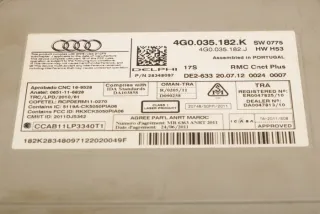 4G0035182K Магнитола Audi A6 C7 (S6,RS6) Арт 3901-85572091, вид 1