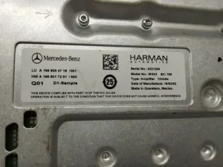 A1669004719,A1669017201 Усилитель музыкальный Mercedes GLS X166 Арт 3905-22047418, вид 2