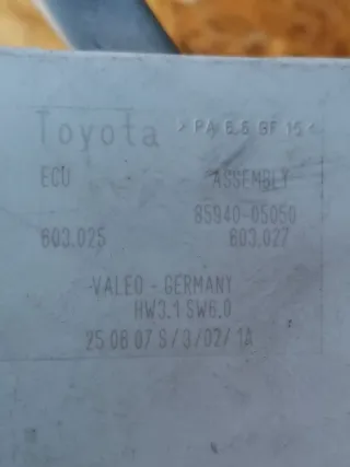 8594005050, 603025 Реле стеклоочистителей (дворников) Toyota Avensis 2 Арт 95751099, вид 4