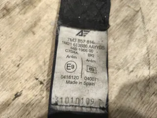 7M3857816 Ремень безопасности задний правый Ford Galaxy 1 restailing Арт 95751764, вид 4