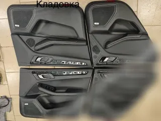  Обшивка двери передней правой (дверная карта) Porsche Macan restailing Арт 154533973