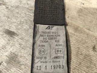 7M3857812C Ремень безопасности задний правый Seat Alhambra 1 restailing Арт 95776021, вид 4