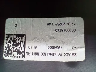 7954666, 5171 7954666, 5171 7954667, 5171 7954668 Решетка стеклоочистителя (Дождевик) BMW IX I20 (в наличии) Арт 011074, вид 3