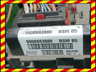 9650663880,BSMB5 Блок управления BSM Peugeot 307 Арт 95791366, вид 3