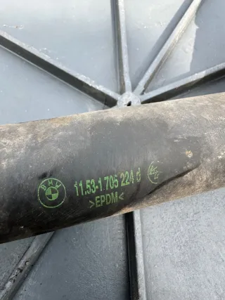 1705224 Патрубок радиатора BMW 5 E39 Арт 95819335, вид 2