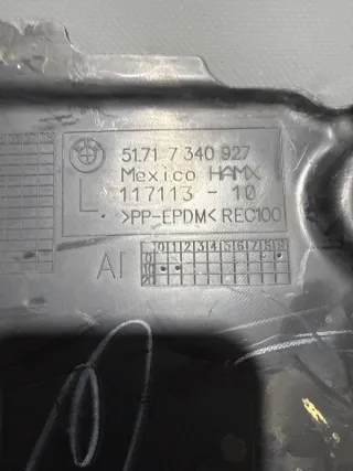 7340927 Защита арок передняя левая (подкрылок) BMW 3 G20/G21 Арт 4119, вид 4