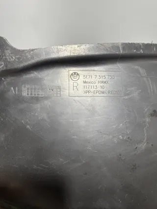 7315730 Защита арок передняя правая (подкрылок) BMW 3 G20/G21 Арт 4136, вид 3