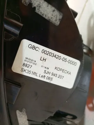5JH945207 Фонарь задний левый Skoda Rapid Арт 93154, вид 14