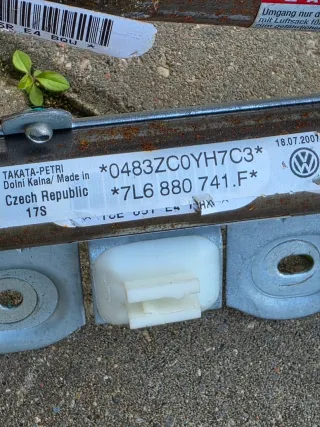 7L6880741F, 7L6880742F Подушка безопасности боковая (шторка) Volkswagen Touareg 1 Арт 95885453, вид 2