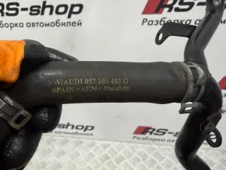057103227R, 7L6129296B, 057103493G, 7L8129295B Трубка охлаждающей жидкости металлическая Audi Q7 4L Арт 04611, вид 9