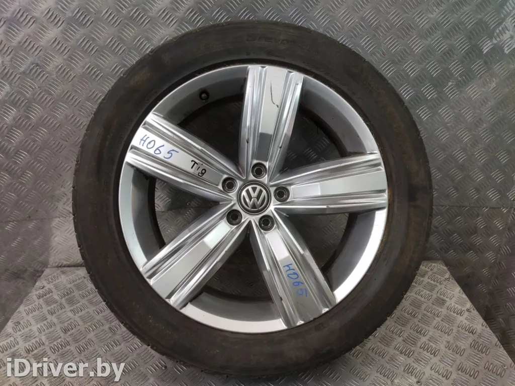 5NA601025R Диск литой R19 5x112 DIA57 ET43 к Volkswagen Tiguan 1 Арт 96673601