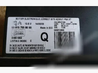 968157558000 Блок управления светом AFS Citroen C5 2 Арт 41286585, вид 1